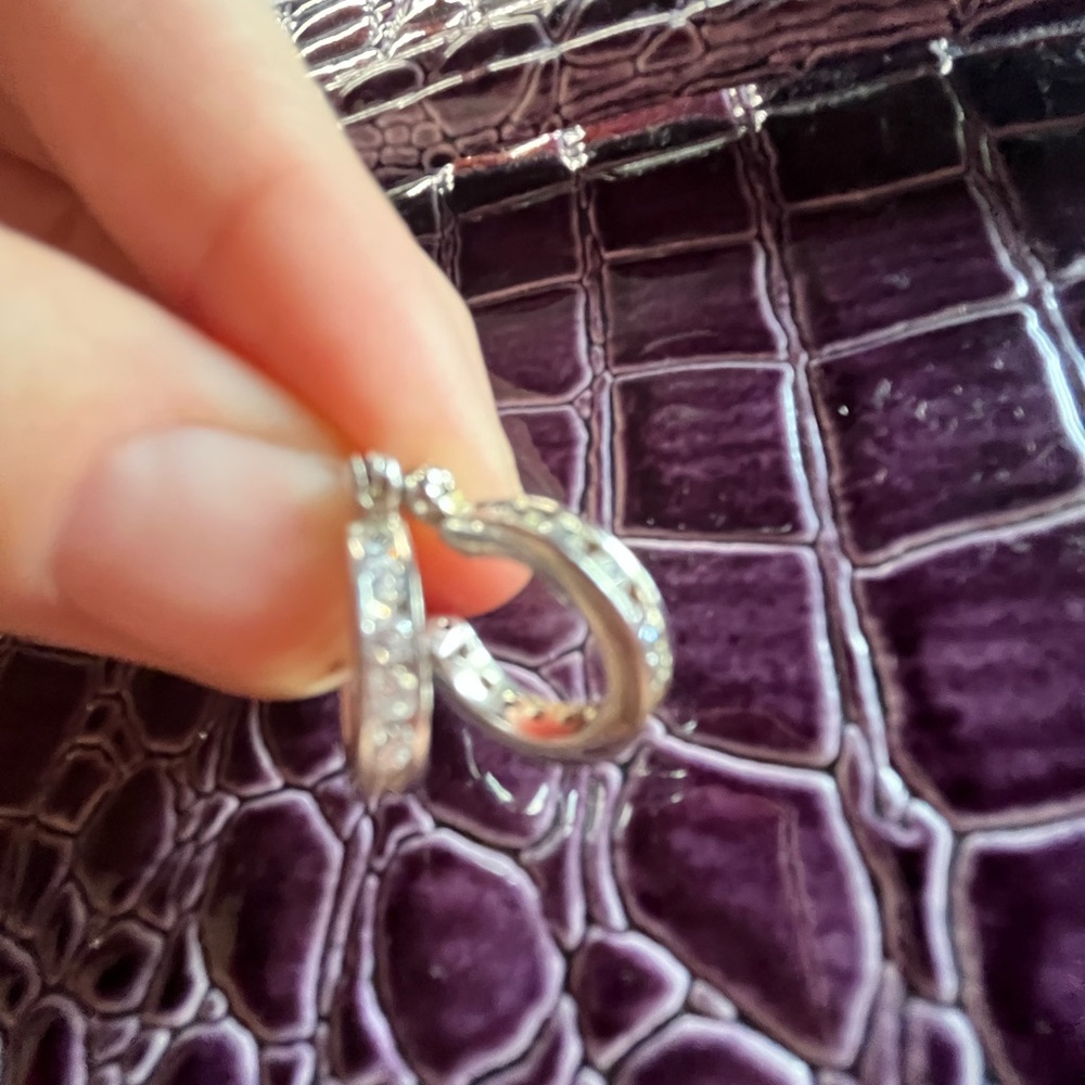 Small hoop earrings